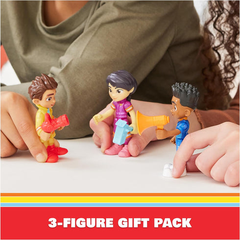 Disney Junior Firebuds Action Figures Gift Pack with 3 Collectible Kids Toys: Bo, Jayden and Violet and Accessories, for Ages 3 and up...