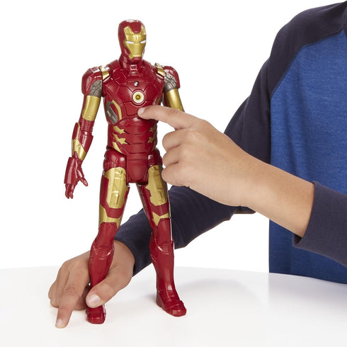 Marvel Avengers Age of Ultron Titan Hero Tech Iron Man 12 Inch Figure...