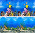 Aquarium Background Poster Water Plants 3D Coral Fish Tank Background Picture Double Sides Fish Tank Stickers 10 20 Gallon Tank 16"x 33"...