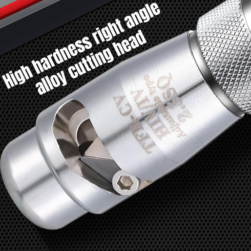 2 Pcs Wire Stripper Aluminum Alloy Twisting Stripping Tool with Wrench Fast Wire Twisting Tool for Drill, Electrical Wire Twister, Power Drill Wir...