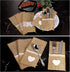 uxcell Burlap Lace Utensil Holders, 20Pcs Knife Forks Napkin Silverware Holder Bag Cutlery Pouch for Wedding Dinner Decor...