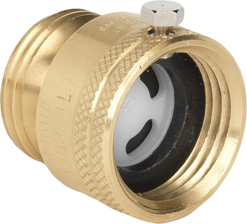 Homewerks Worldwide VACBFPZ4B Vacuum Breaker Hose Bib Backflow Preventer, 3/4 Inch, Brass...