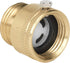 Homewerks Worldwide VACBFPZ4B Vacuum Breaker Hose Bib Backflow Preventer, 3/4 Inch, Brass...