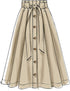 McCall Pattern Company McCall's Women's Knee Length Pleated Skirt, Sizes 14-22 Sewing Pattern...
