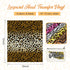 Tintnut Leopard HTV Vinyl -8 Sheets 12 x 10 inches Patterned Iron on Vinyl for T-Shirts Clothing Bags Heat Transfer Vinyl for All Cutting Machine...