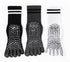 Grippy Yoga Socks for Women – Full Toe Cotton Crew Non Slip Sticky Grip Accessories for Yoga, Barre, Pilates, Dance, Ballet...