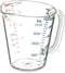 Carlisle FoodService Products 4314207 Commercial Plastic Measuring Cup, 1 Pint, Clear...
