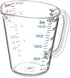 Carlisle FoodService Products 4314207 Commercial Plastic Measuring Cup, 1 Pint, Clear...
