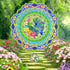 Hummingbird Wind Spinners for Yard and Garden,3D Wind Spinner, 12 inch Metal Wind Sculpture Stainless Steel Wind Catchers for Outdoor Indoor Craft...