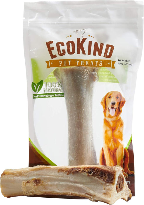EcoKind Pet Treats Stuffed Shin Bone Premium Dog Treat...