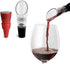 TenTen Labs Wine Aerator Pourer and Wine Stopper (2-pack) - Wine Saver - Wine Aerator and Re-corker - Gift Box Included (Red)...