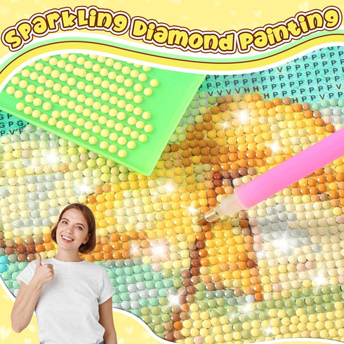 TUTUMAY21 Donkey Diamond Painting Kits Winter Donkey Art Painting 5D DIY Full Round Drill Adults Beginners, Personalized Gifts for Family Friends ...