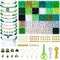 Goldwise 3900 Pcs St. Patrick's Day Bracelet Making kit with Clay Beads Glass Seed Beads, 18 Colors Beads for Jewelry Making with 3 Styles Letter ...