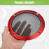 ACROPIX Universal 5" Car Speaker Grills Cover Mesh Round 5 Inch Audio Speaker Subwoofer Guard Protector Case with Mounting Screws Iron Red - Pack ...