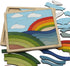 RAINBOW Puzzle for Kids | 25 Pieces Wooden Jigsaw Puzzle | Learning Toy and Gift for Boys Girls Ages 3 Years and above...