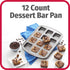 GoodCook 12-Cavity Nonstick Steel Mini Bite-Size Dessert Bar Pan, Gray...