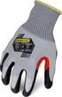 Ironclad mens Work Glove COMMAND ILT A6 FOAM NITRILE, Grey/Black/Red, Large US...