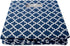 DII Hard Sided Collapsible Fabric Storage Container for Nursery, Offices, & Home Organization, (13x13x13) - Lattice Nautical Blue...