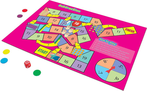 Junior Learning JL425 Math Board Games, Multi...