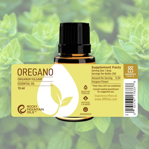 Rocky Mountain Oils Oregano Essential Oil 15 ml - Essential Oil...