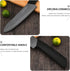 Ceramic Knife, Ceramic Knife Set with Protective Cover, Kitchen Knife Set with 4-Piece Knife and 1 Peeler, Chef's Knife Sets for Meat, Fruit, Vege...