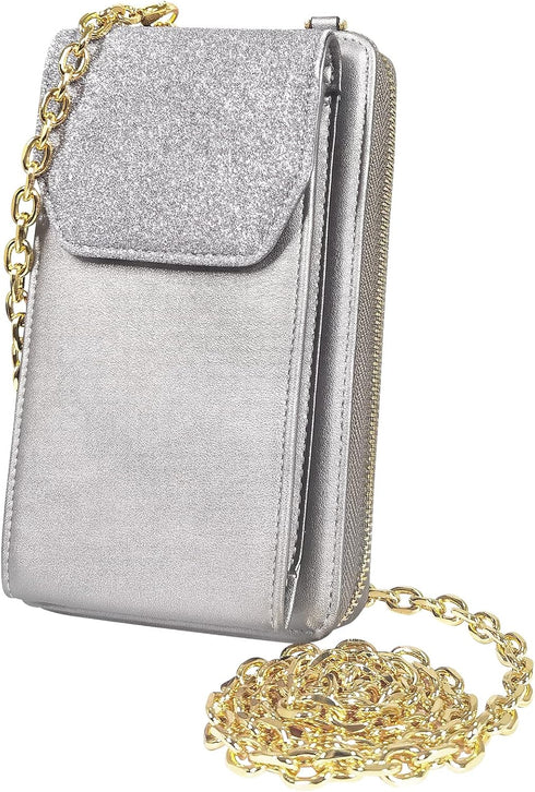 Crossbody Shoulder Bag for Women, RFID Cellphone Bags Card Holder Wallet Purse and Handbags...