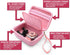 CASEMATIX Camera Travel Case Compatible with PROGRACE, Ourlife, Dragon Touch and More Waterproof Toy Camera Video Recorders - Pink Case for Toy Ac...
