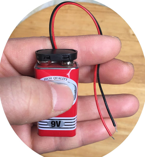 (Pack of 5) T-Type 9V Battery Connector, 9 Volt Battery Clip, 9V Battery Clip Connector with Wire and Hard Buckle Plastic Housing...