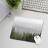 Tree Mouse Pad Green Misty Mountain, Nature Landscape Mousepads Square for Desk Foggy Fir Forest Valley Small Desk Pad Mouse Mat Washable Computer...