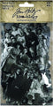 Tim Holtz - Advantus Idea-Ology Paper Dolls Die-Cuts 133/Pkg-Mini Art Craft, Black...