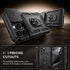 Goton for iPhone 15 Pro Max Case with Screen Protector - Slide Camera Cover Protective Phone Case with Ring Stand, Heavy Duty Shockproof Rugged Bu...