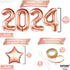 KatchOn, Rose Gold 2025 Balloons Graduation - Giant, 40 Inch | 2025 Rose Gold Balloons, Star Balloons | Grad Decorations Class of 2025 Balloons | ...