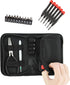 ABN 25-Piece Tri-Fold Mini Tool Set for Dorm, Travel, Office, Home Tool Kit with Case - Basic Tool Set for Home Repairs...