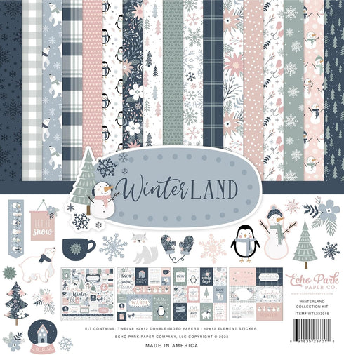 Echo Park Collection Kit 12"X12"-Winterland TL333016...