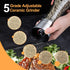 Pepper Mill Grinder Refillable,SAINSWIN Manual Salt and Pepper Grinders,Adjustable Coarseness Spice Grinder,Kitchen Gadgets Nutmeg,Herb,Black Pepp...