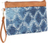 ZLM BAG US Women Distressed Denim Evening Purse Pu Leather Clutch Handbag Rhombus Pattern Wristlet Bag...