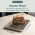 Ultra Cuisine Stainless Steel 8.5 x 12-inch Cooling and Baking Rack - Oven-Safe - Dishwasher-Safe - Heavy Duty - Tight Wire Bake for Oven Cooking ...