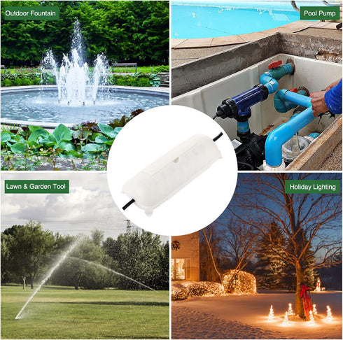 Outdoor Extension Cord Safety Cover with Waterproof Protector Seal, Weatherproof Electrical Connection Box for Outdoor Outlets, Plugs, Sockets, Ho...