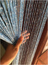 1x2 M Door String Curtain Rare Flat Thread Fringe Panel Room Divider Cute Strip Tassel for Wedding Coffee House Restaurant Parts...