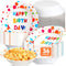 16 oz Happy Birthday Paper Bowls Birthday Polka Dots Paper Snack Bowls Happy Birthday Party Supplies Disposable Dessert Bowls Serving Salad Bowls ...