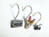 Home Decorative Handbag High-Heel Shoes Lipsticks Shower Curtain Hooks Rings Make Up Set of 12...