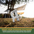 Camping Tent Stakes - Heavy Duty Tent Pegs Outdoor, Metal Tarp Spikes and Inflatable Tent Pole Pins 6 Pack...