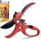 DURXO - Ratchet Pruning Shears, Garden Shears with Effort-Saving Device, Heavy Duty Anvil Pruners with Replaceable Cutting Blade Design. Gardening...