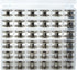 Mandala Crafts Empty SA156 Bobbins for Brother Sewing Machine - 36 Metal Bobbins for Singer Sewing Machine - Class 15j Bobbins for Kenmore Bernina...