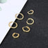 micuco 3 Pairs Small Hoop Earrings Set for Women, 14K Gold Plated Huggie Hoop Earrings for Men, Tiny Cartilage Hypoallergenic Earring Set...