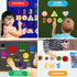 PENGFULL Felt Learning Numbers,44 Felt Board Pieces for Felt Flannel Board,Math Addition and Subtraction Colors Learning for Kindergarten,Preschoo...