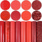 8 Pieces 8x12 Inch Faux Leather Sheets Red Fine Chunky Glitter Metallic Litchi Butterfly Patent Skin Lizard Texture Leather Fabric for Bows Earrin...