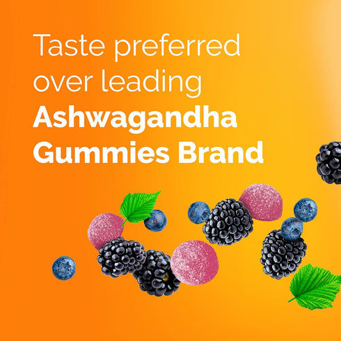 Emergen-C Vitamin C and Ashwagandha Gummies, Dietary Supplement for Immune Support, Berry Blend - 36 Count...