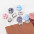 Skull Shape Medium Paper Clips, Binder Clips, Easy Grip, Assorted Color, School Office Supplies, 10 Pcs/Set...