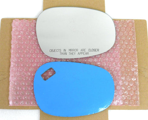Check Size - New Replacement Mirror Glass with Full Size Adhesive for BMW 128 135 323 328 335 M3 Passenger Side View Right RH...